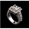 Image 4 : 5.91 ctw Diamond Ring - 14KT White Gold