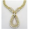 Image 2 : 2.95 ctw Diamond Necklace - 14KT Yellow Gold