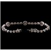 Image 3 : 14KT White Gold 2.23 ctw Diamond Bracelet