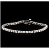 Image 1 : 2.65 ctw Diamond Tennis Bracelet - 14KT White Gold