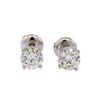 Image 1 : 1.00 ctw Diamond Stud Earrings - 14KT White Gold