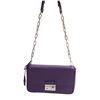 Image 1 : Prada Purple Saffiano Leather Shoulder Bag