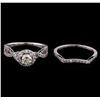 Image 2 : 0.75 ctw Diamond Ring - 14KT White Gold