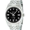 Image 1 : Rolex Stainless Steel Diamond DateJust Men's Watch