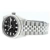 Image 2 : Rolex Stainless Steel Diamond DateJust Men's Watch