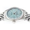 Image 5 : Rolex Stainless Steel Ice Blue Diamond DateJust Men's Watch