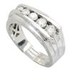 Image 2 : 1.00 ctw Mens Diamond Ring - 14KT White Gold