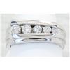 Image 4 : 1.00 ctw Mens Diamond Ring - 14KT White Gold