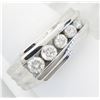 Image 6 : 1.00 ctw Mens Diamond Ring - 14KT White Gold