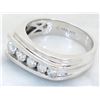 Image 9 : 1.00 ctw Mens Diamond Ring - 14KT White Gold