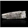 Image 2 : 14KT White Gold 1.87 ctw Diamond Ring