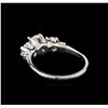 Image 3 : EGL USA Cert 1.40 ctw Diamond Ring - Platinum