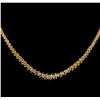 Image 2 : 3.36 ctw Diamond Necklace - 14KT Yellow Gold
