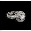 Image 1 : 1.01 ctw Diamond Ring - 14KT White Gold