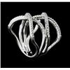 Image 3 : 0.45 ctw Diamond Ring - 14KT White Gold