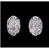 Image 1 : 0.90 ctw Diamond Earrings - 14KT White Gold