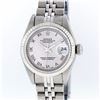 Image 1 : Rolex Stainless Steel Silver Roman DateJust Ladies Watch