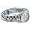 Image 9 : Rolex Stainless Steel Silver Roman DateJust Ladies Watch