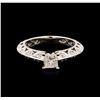 Image 1 : 14KT White Gold 0.91 ctw Diamond Ring