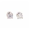 Image 1 : 1.00 ctw Diamond Stud Earrings - 14KT White Gold