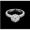 Image 2 : 1.22 ctw Diamond Ring - 14KT White Gold
