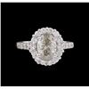 Image 2 : 2.77 ctw Diamond Ring - 14KT White Gold