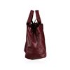 Image 3 : Valentino Garavani Rockstud Handle Burgundy Leather Tote Bag