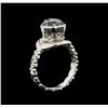 Image 3 : 14KT White Gold 2.72 ctw Black & White Diamond Ring