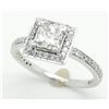 Image 4 : GIA Certified 1.39 ctw Diamond Ring - 14K White Gold