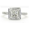 Image 6 : GIA Certified 1.39 ctw Diamond Ring - 14K White Gold