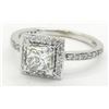 Image 7 : GIA Certified 1.39 ctw Diamond Ring - 14K White Gold