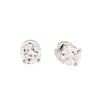 Image 1 : 1.00 ctw Diamond Stud Earrings - 14KT White Gold