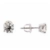 Image 2 : 1.41 ctw Diamond Stud Earrings - 14KT White Gold