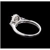 Image 3 : 0.72 ctw Diamond Ring - 18KT White Gold