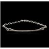 Image 1 : 14KT White Gold 0.26 ctw Diamond Bracelet
