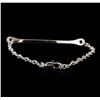 Image 2 : 14KT White Gold 0.26 ctw Diamond Bracelet