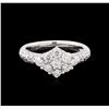 Image 2 : 0.95 ctw Diamond Ring - 14KT White Gold