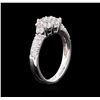 Image 4 : 0.95 ctw Diamond Ring - 14KT White Gold