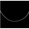 Image 1 : Ball Link Chain Necklace - 14KT White Gold