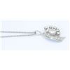 Image 3 : 1.29 ctw Diamond Pendant - 14KT White Gold