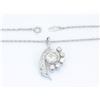Image 6 : 1.29 ctw Diamond Pendant - 14KT White Gold