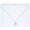 Image 7 : 1.29 ctw Diamond Pendant - 14KT White Gold