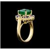 Image 4 : 4.25 ctw Multi Gemstone and Diamond Ring - 14KT Yellow Gold