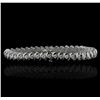 Image 2 : 14KT White Gold 3.37 ctw Diamond Tennis  Bracelet