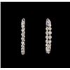 Image 1 : 14KT White Gold 1.83 ctw Diamond Earrings