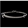 Image 1 : 0.98 ctw Diamond Bracelet - 14KT White Gold