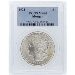 1921 PCGS MS64 Morgan Silver Dollar