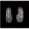 Image 1 : 1.50 ctw Diamond Earrings - 14KT White Gold