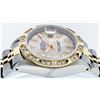 Image 2 : Rolex Two-Tone Pink MOP Baguette and Pyramid Diamond DateJust Ladies Watch
