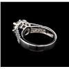 Image 3 : 14KT White Gold 1.50 ctw Diamond Ring
